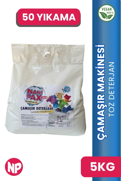 ÇAMAŞIR MAKİNESİ TOZ DETERJANI 5 KG - 1