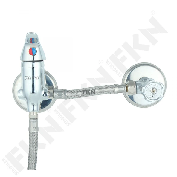 FKN Çapa Mini Mix Sıcak Su - Soğuk Su Taharet Bataryası Takımı (15 cm - 50 cm) ürün görseli