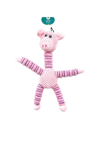 Ans  Köpekler İçin İthal Öten Peluş Oyuncak 36 cm Domuz - 1