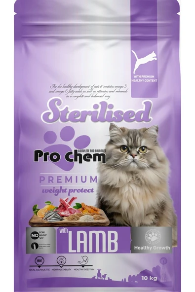 Pro Chem  Kısır Kuzulu Kedi Maması ürün görseli