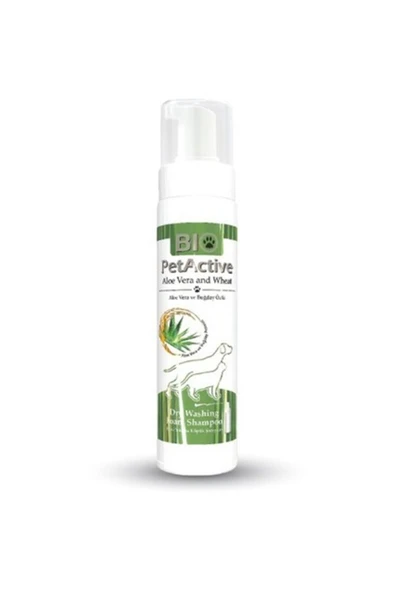Bio Pet  Active Aloe Vera Ozlu Kuru Kopuk Sampuani 200 ml - 1