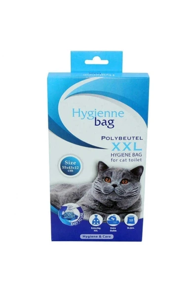 Fatih-Pet  Büyük Boy Kedi Kumu Torbası 10 lu XXL 55x43x12cm - 1