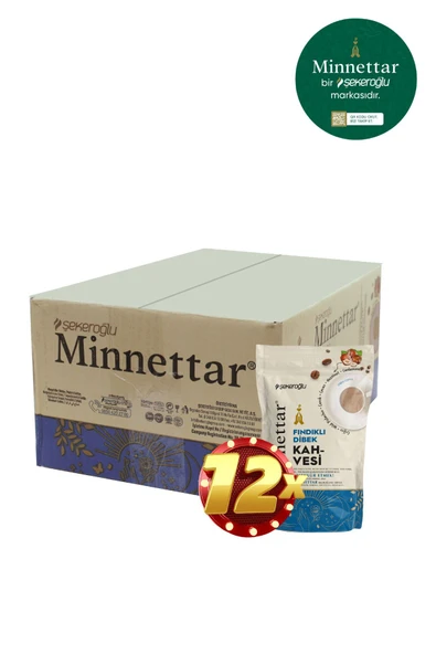Şekeroğlu Minnettar Fındıklı Dibek Kahvesi 12 x 165 Gr ( 12 PAKET ) - 3