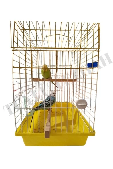 Tüylü Tezgah  Doğal Tahta Tünek 40 cm Kuş Tüneği 2 Adet Kafes Kuşları için Doğal Tahta Tünek - 5