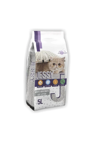 JESSY  Lavantalı kedi kumu 5l - 1