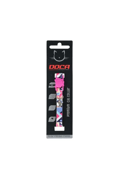 DOCA  Premium Safety Click Kedi Boyun Tasması Geometry - 1