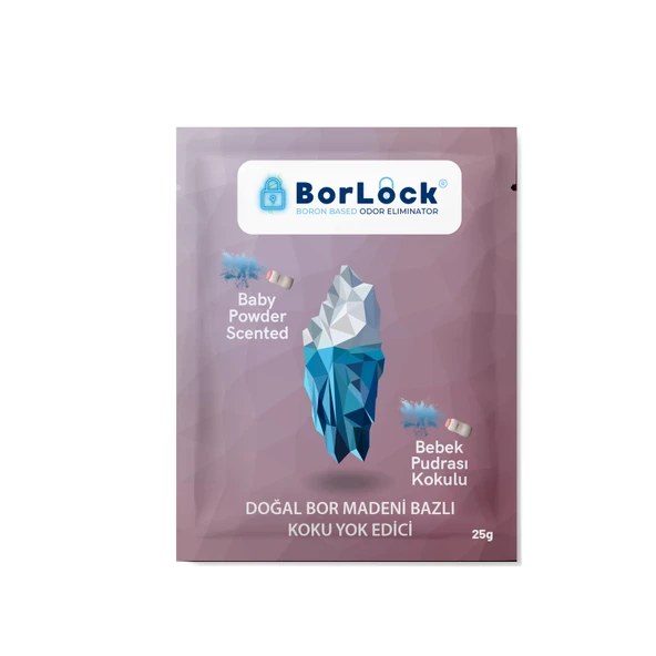 BorLock Bebek Pudrası Kokulu Koku Giderici - 1
