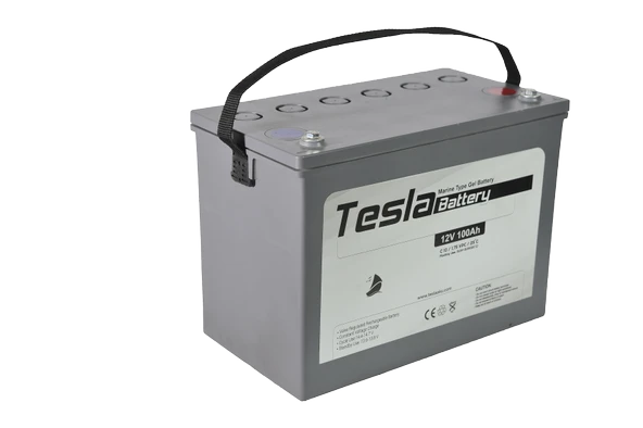 TESLA 12V 100AH MARİN JEL AKÜ (YENİ ÜRETİM)