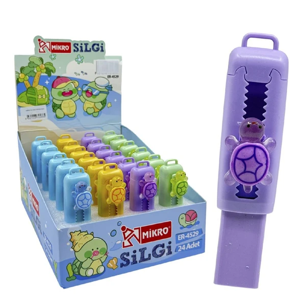 Mikro Turtles Sürgülü Silgi (ER-4529) 1 Adet - Resim 5
