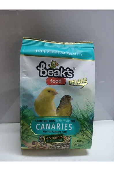 Beaks  Deluxe Meyveli Kanarya Yemi 500 G - 1