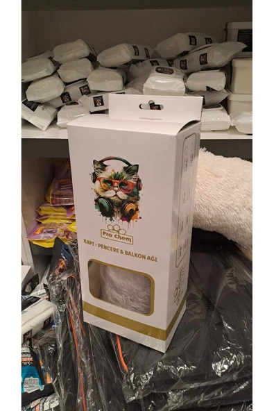 Pro Chem  Evcil Hayvanlar için Kapı, Pencere, Balkon Ağı 1 metre× 2,8 metre