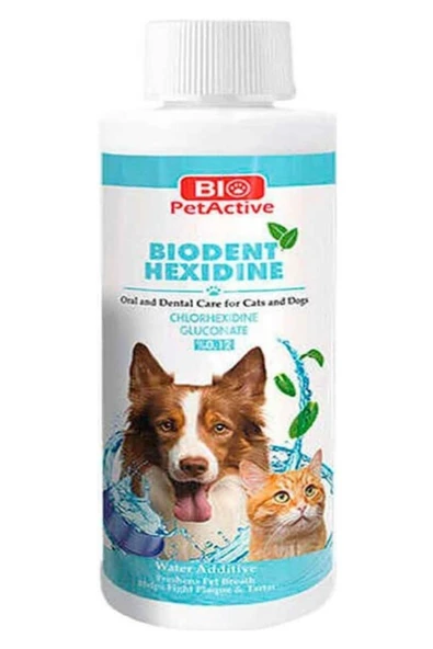 Bio Pet  Active Biodent Hexidine Kedi Ve Köpekler Için Ağız Ve Diş Bakım Solüsyonu 250 ml - 1