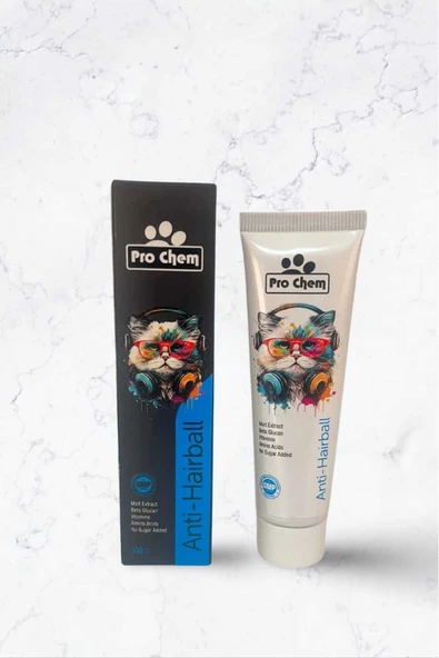Pro Chem  Anti Hairball Malt Paste Tüm Kediler Için Tüy Yumağı Önleyici Malt Macum - 1