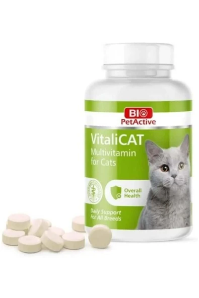 Bio PetActive  Vitalicat Kediler Için Multivitamin 60 Tablet - 1