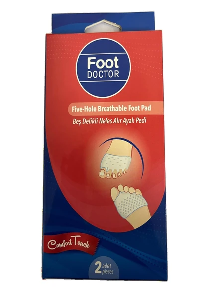 FOOT DOCTOR BEŞ DELİKLİ NEFES ALIR AYAK PEDİ ürün görseli 1