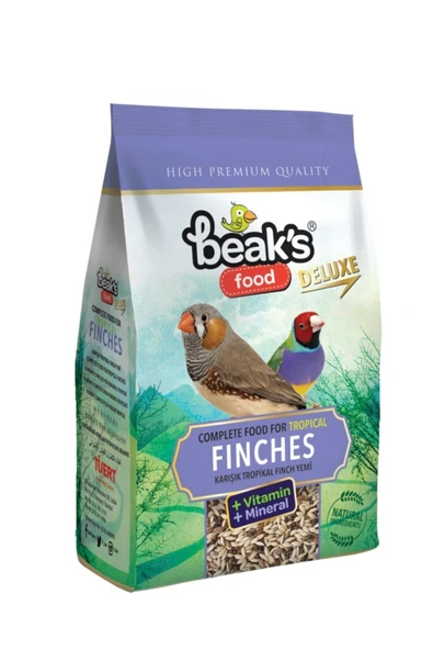 Beaks  Deluxe Karışık Tropikal Finch Yemi 400 Gr - 1