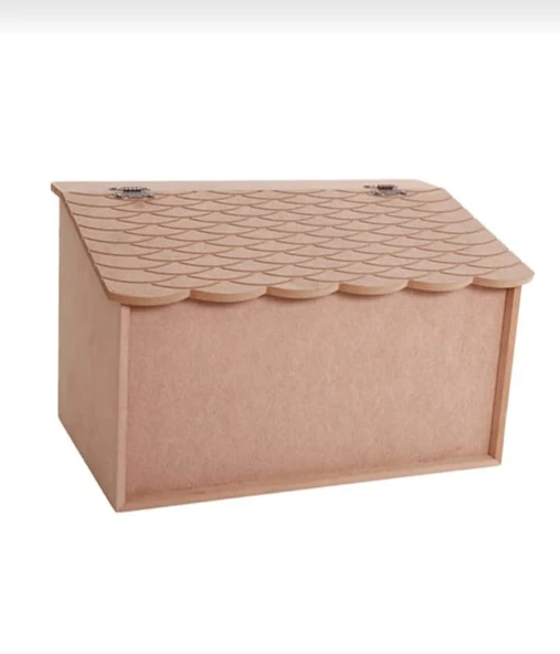 Ahşap Mdf Boyanabilir Ekmek Dolabı - Çok Amaçlı Dolap - 2