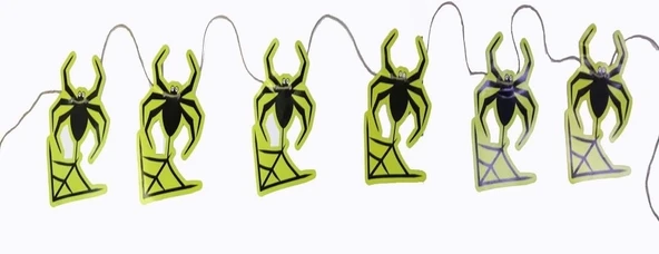 CEYLAN ADAM Nessiworld  Örümcek Şekilli Asmalı Halloween Flama Banner Afiş 2 Metre ürün görseli 1