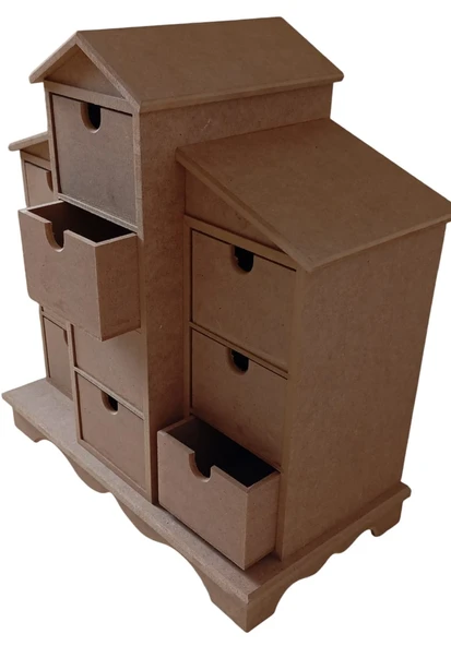 MDF 10 Çekmeceli Aksesuar, Takı Dolabı - 3