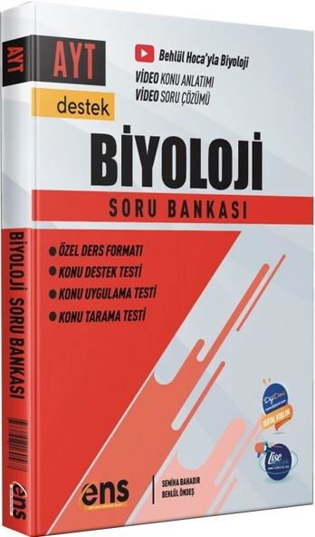 AYT Biyoloji Destek Soru Bankası ENS Yayıncılık ürün görseli 1