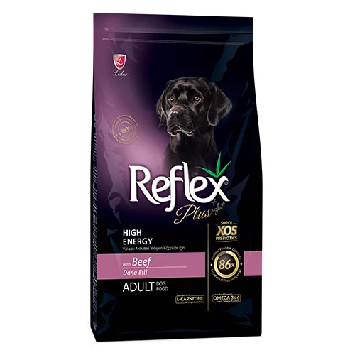 Reflex Plus High Energy Yüksek Aktiviteli Dana Etli Yetişkin Köpek Maması 12 Kg ürün görseli 1