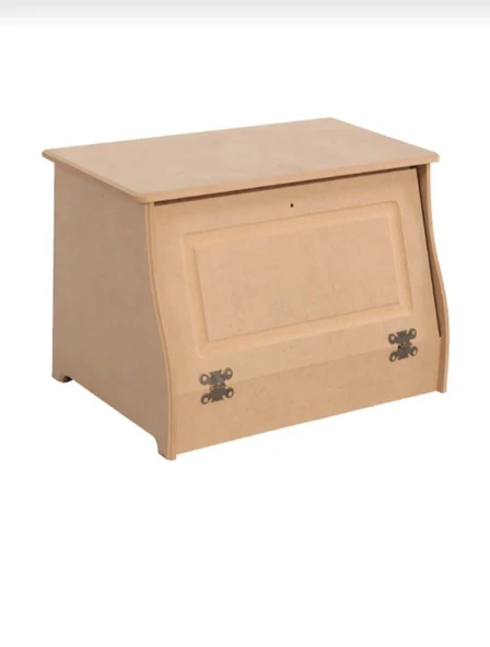 Ahşap Mdf Boyanabilir Ekmek Dolabı - Çok Amaçlı Dolap - 2