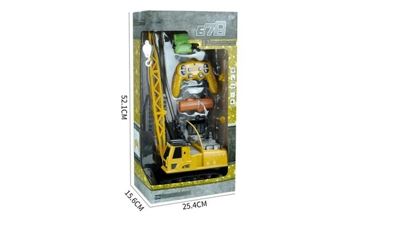 ToyCraft MegaVinç 12 Kanal Şarjlı Uzaktan Kumandalı İnşaat Vinci – 50 CM Dev Boy - 2