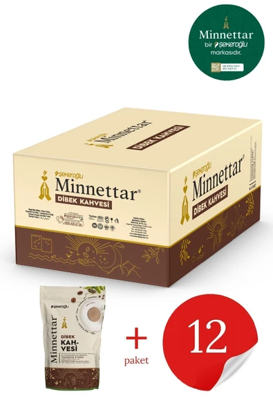 Şekeroğlu Minnettar Dibek Kahvesi 12 x 165 Gr ( 12 PAKET ) - 2