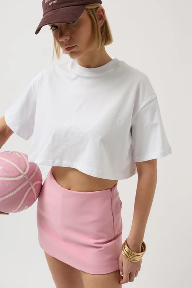 Oversize Crop T-Shirt ürün görseli
