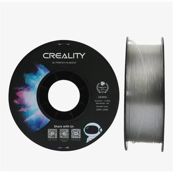 Creality Cr-Petg Transparan Filament 1.75mm 1000Gr - Resim 2