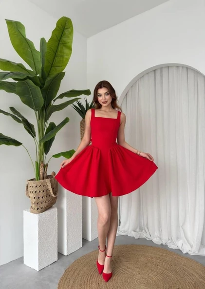 Dreas Fiyon Detaylı Elbise - Resim 3