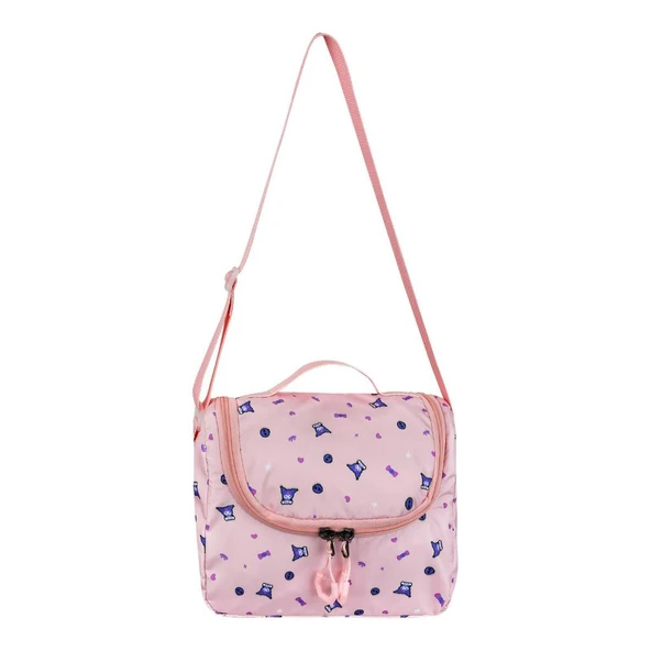 İlkokul Kız Çocuk Çantası 3'lü Set Kuromi Benzeri 40*30 Cm Beslenme Çantası Kalem Kutusu Ortopedik - Resim 11