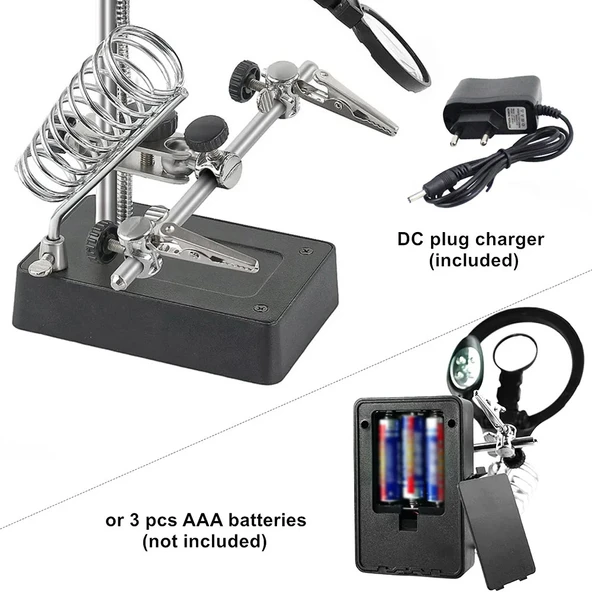 MG16129  Çok Fonksiyonlu Işıklı Büyüteç - Resim 4