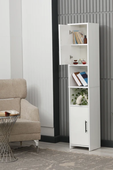 Çok Amaçlı Dolap 2 Kapaklı 6 Bölmeli Çok Amaçlı Mutfak Dolabı