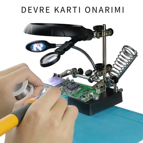 MG16129  Çok Fonksiyonlu Işıklı Büyüteç - Resim 3