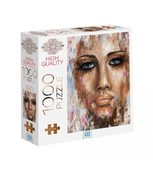 Tuval Yüz Puzzle 1000 Parça - 1