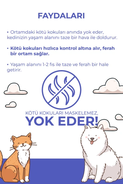 Pet Kum Kötü Koku Giderici 250ml - 2