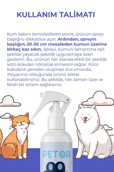 Pet Kum Kötü Koku Giderici 250ml - 5