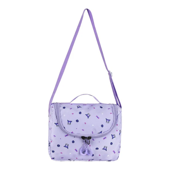 İlkokul Kız Çocuk Çantası 3'lü Set Kuromi Benzeri 40*30 Cm Beslenme Çantası Kalem Kutusu Ortopedik - Resim 17