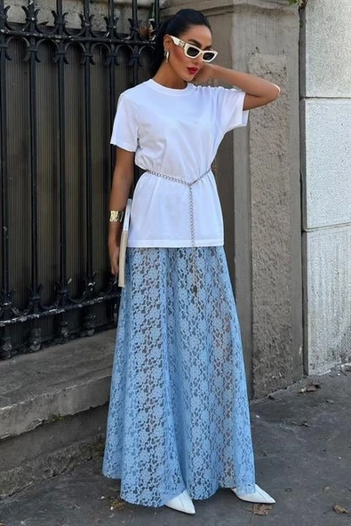 Maxi Dantel Etek 4047 - Resim 2