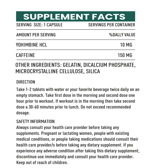 Yohimbine HCL ImperiumPharma 60 Kapsül - 3