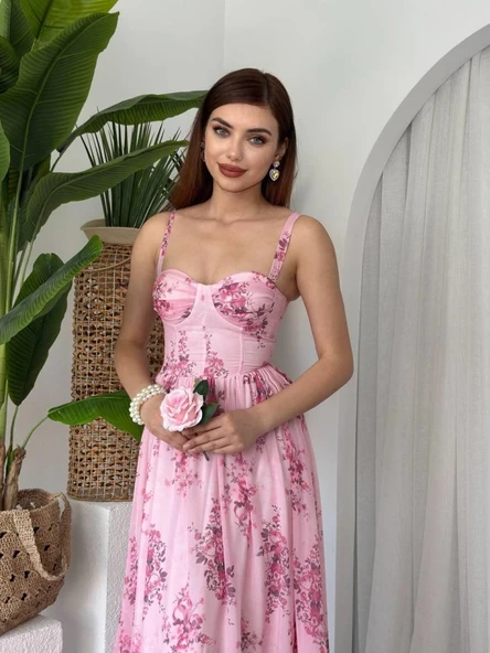 Jame Askılı Elbise ürün görseli