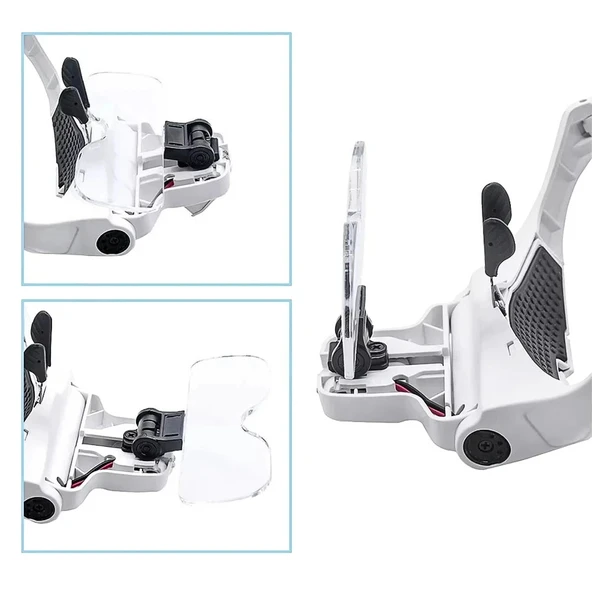 MG-9892 LED Işıklı Gözlük Kafa Büyüteci - 2