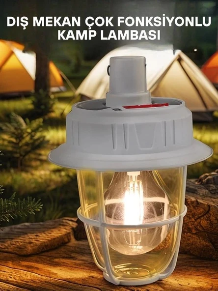 WS-2002 Güneş Enerjili Şarjlı Kancalı Kamp Lambası, Askılı Çadır Lambası - Resim 3