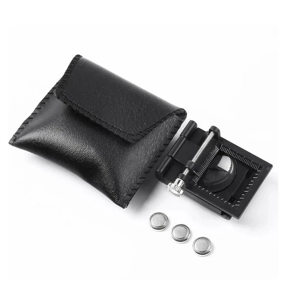 TH9005A Katlanabilir Metal Işıklı Büyüteç - Resim 5