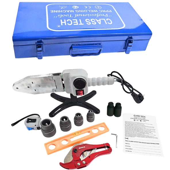 CLASS TECH PPRC PVC BORU KAYNAK MAKİNESİ 1500W (FULL SET) - 2