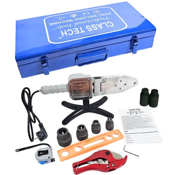 CLASS TECH PPRC PVC BORU KAYNAK MAKİNESİ 1500W (FULL SET) - 1