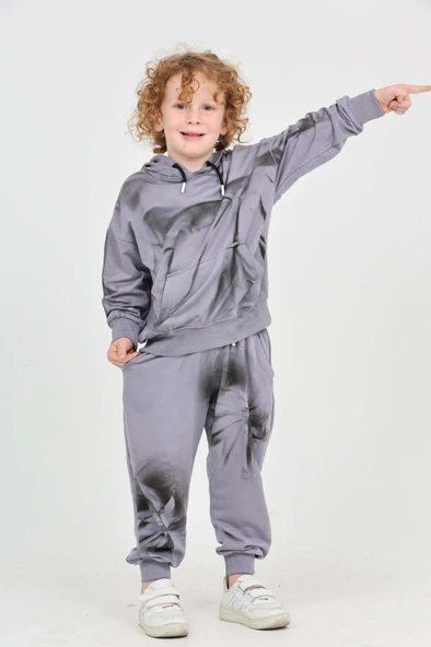 Toontoy Erkek Çocuk Hype Baskılı Eşofman Takım - 3