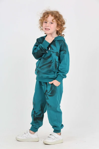 Toontoy Erkek Çocuk Hype Baskılı Eşofman Takım - 8