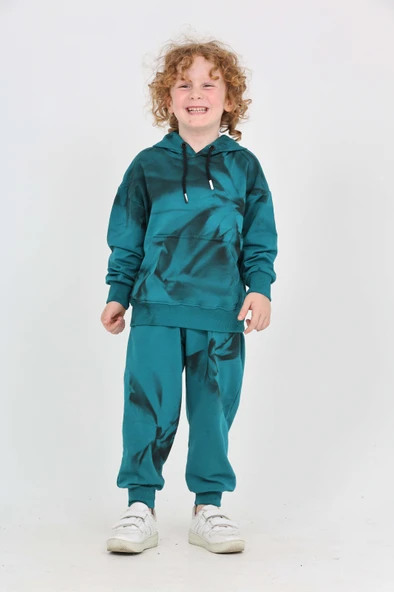 Toontoy Erkek Çocuk Hype Baskılı Eşofman Takım - 5